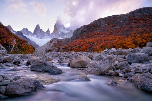 Fitz Roy under Twilight fototapet