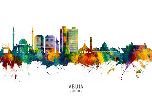 Abuja Nigeria Skyline fototapet