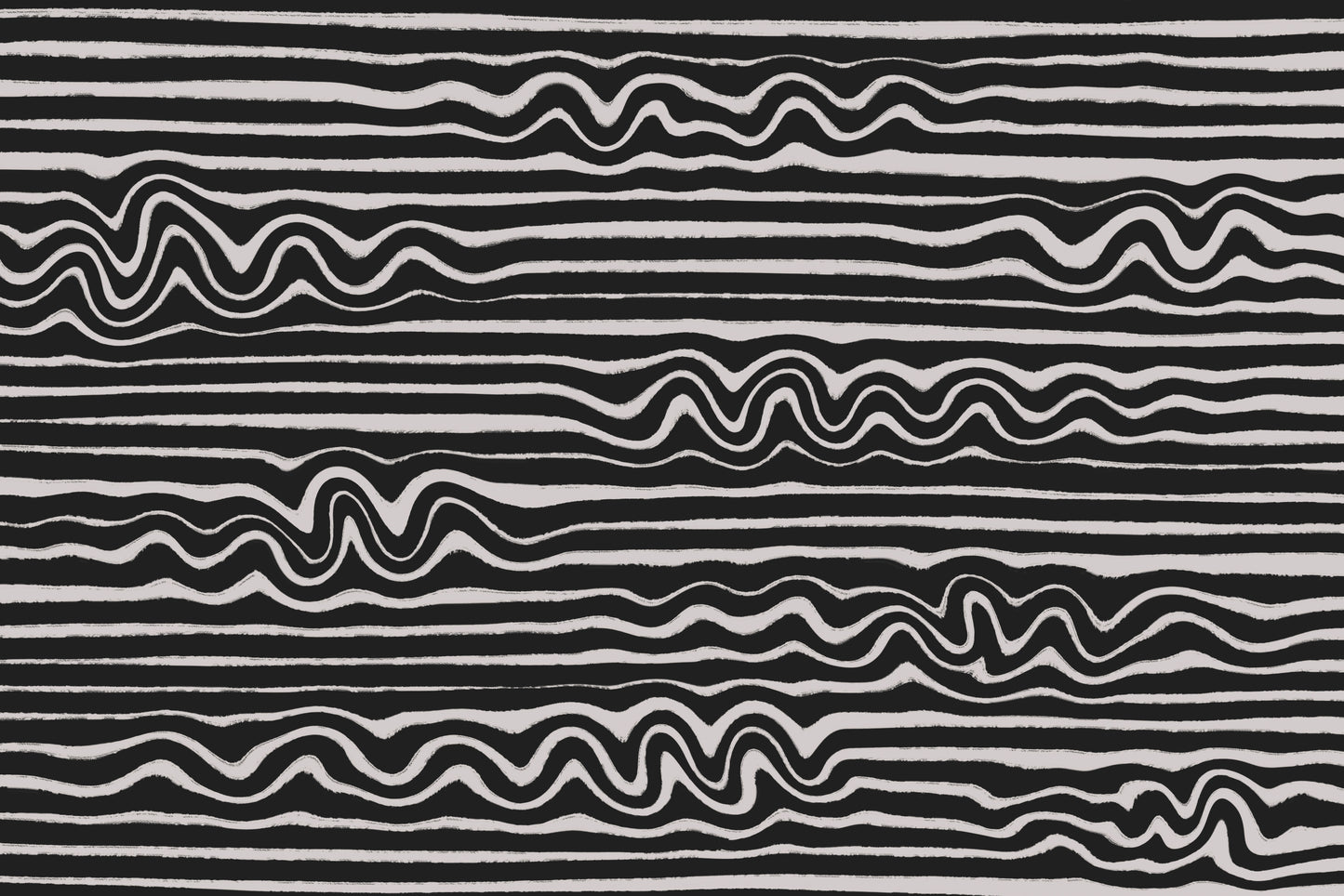 Wavey Stripes Square fototapet