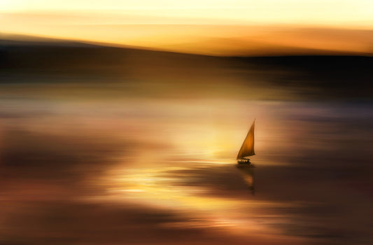 ...and dawn will turn to golden glass...' fototapet