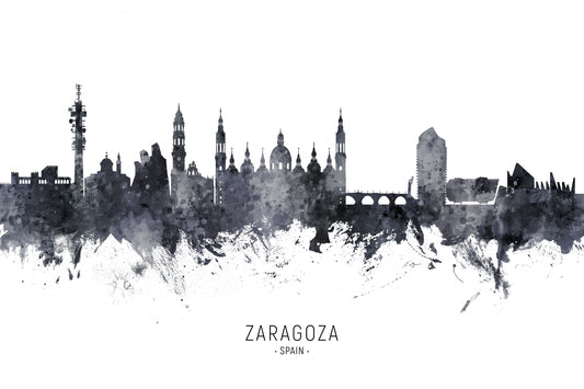 Zaragoza Spain Skyline fototapet