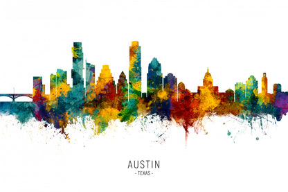 Austin Texas Skyline fototapet