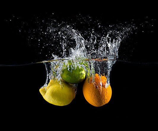 Citrus splash fototapet