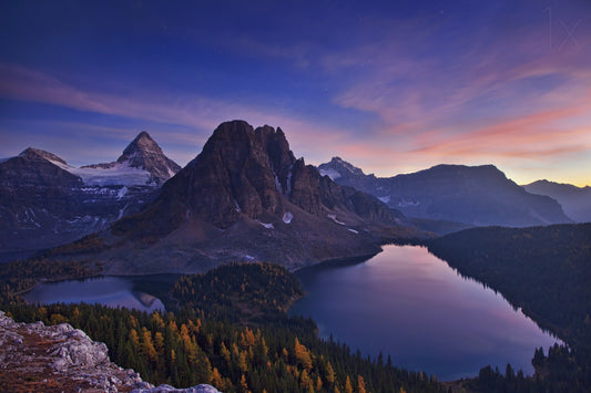 Twilight at Mount Assiniboine fototapet