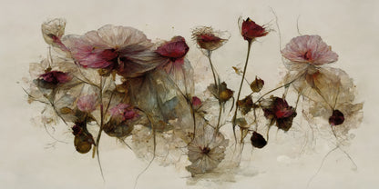 Wild Dry Roses fototapet