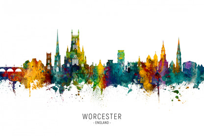 Worcester England Skyline fototapet