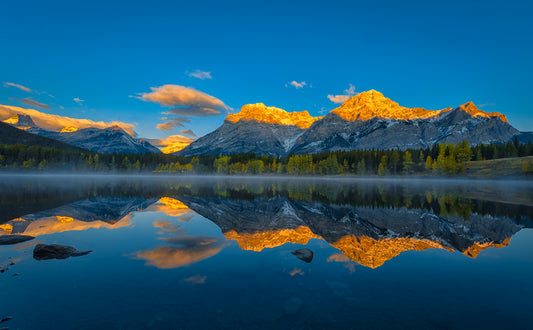 A Perfect Morning in Canadian Rockies fototapet