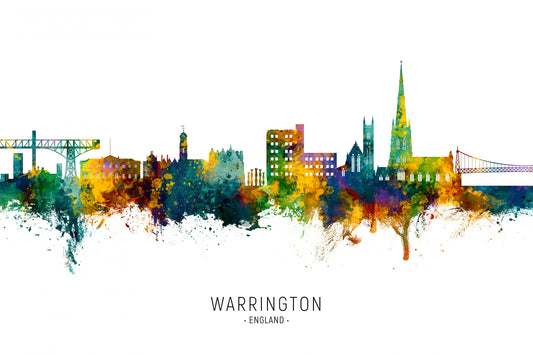 Warrington England Skyline fototapet