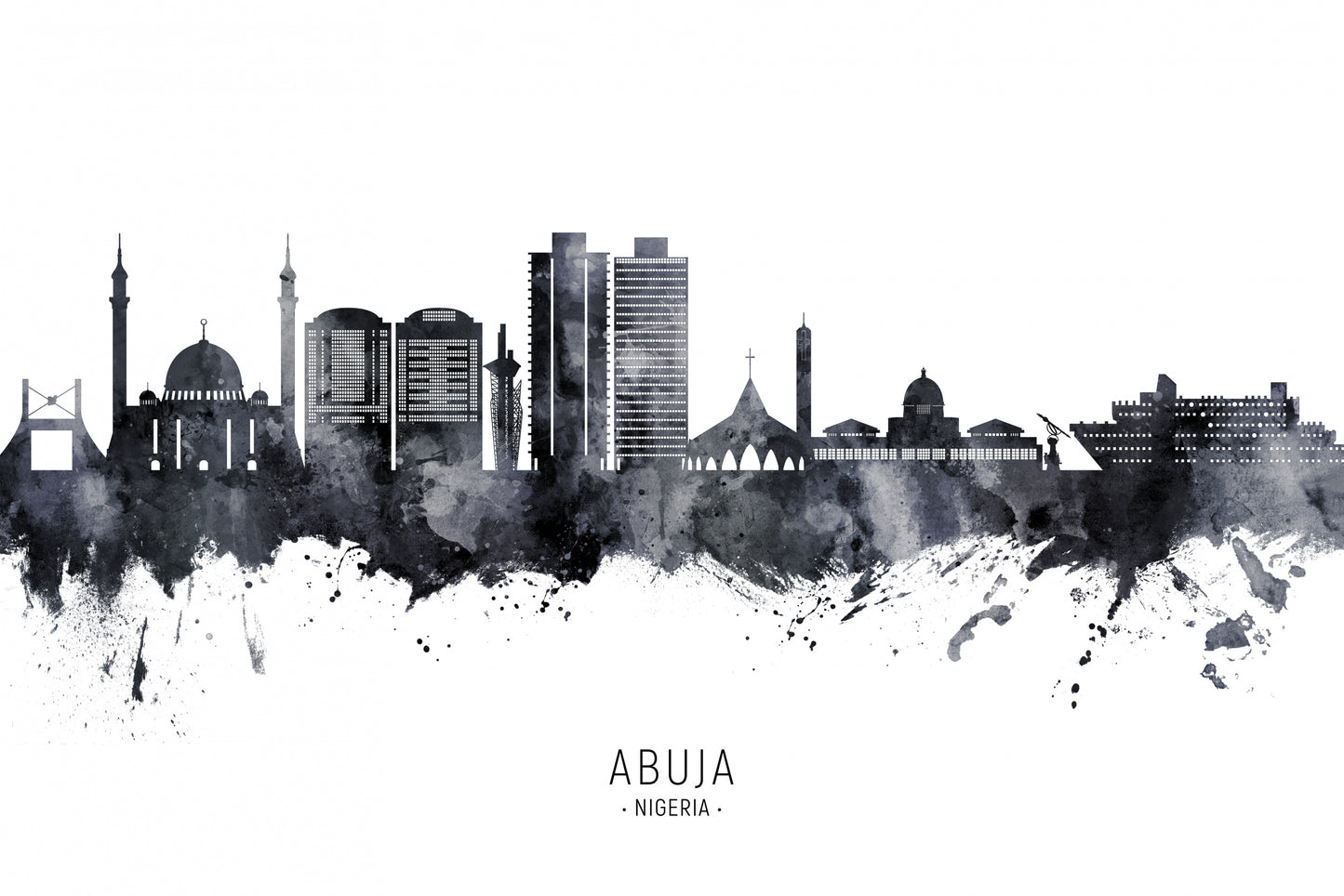 Abuja Nigeria Skyline fototapet