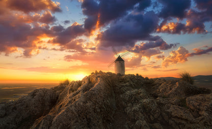 Windmill in Castilla A736540 fototapet