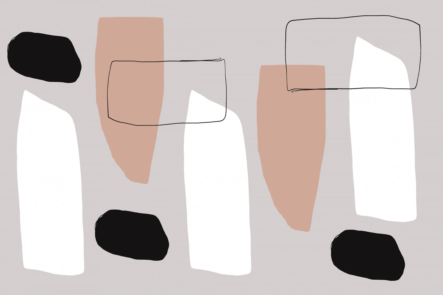 Abstract Happiness fototapet