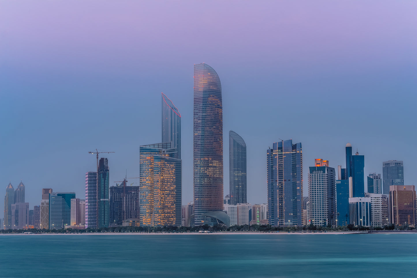 Abu Dhabi Skyline, UAE fototapet