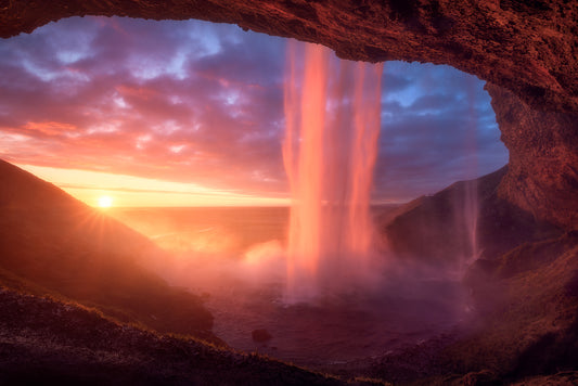 A Wall Of Flames fototapet