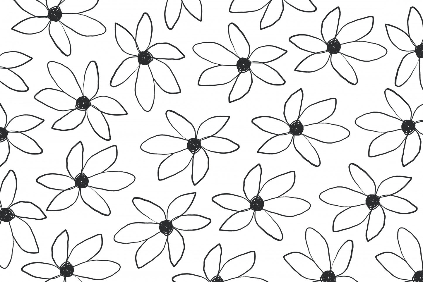 Airy Flowers No 3 fototapet