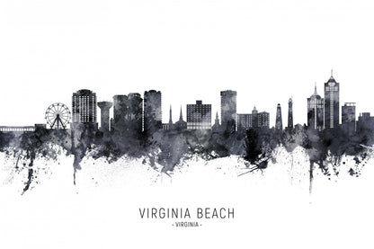 Virginia Beach Virginia Skyline fototapet