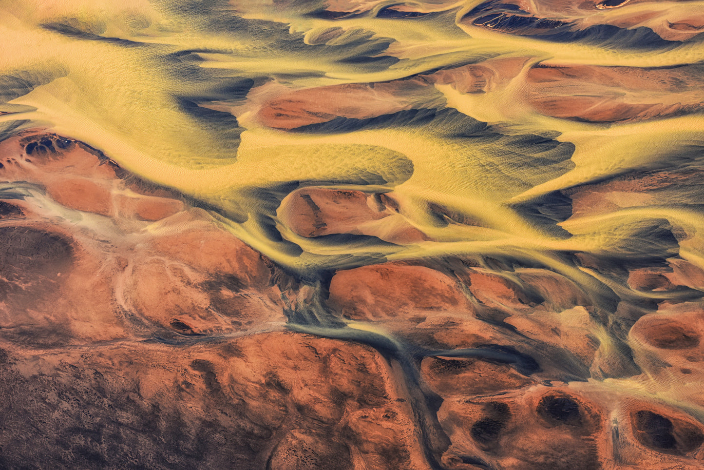 Water palette fototapet