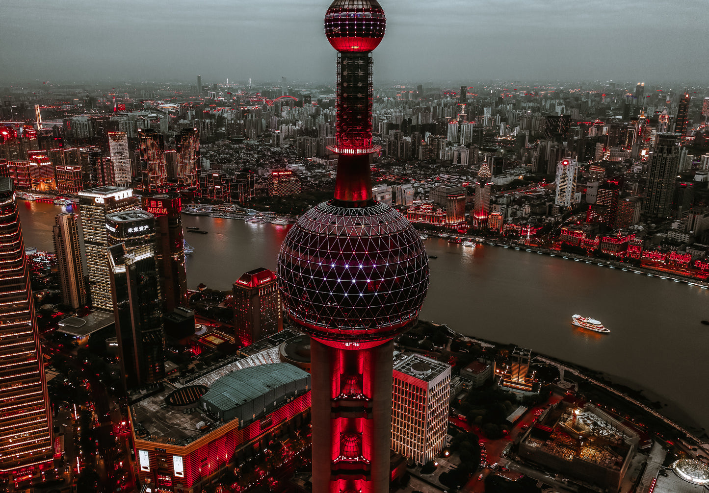 Oriental Pearl Tower fototapet