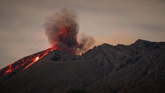 Volcano fototapet