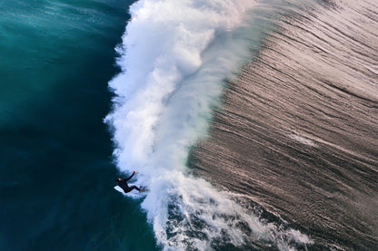 Wavy stripes fototapet