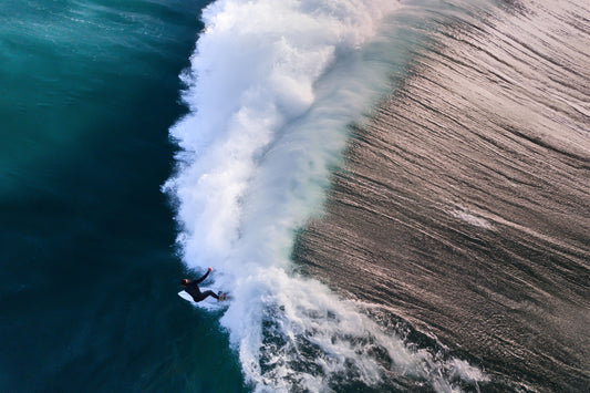 Wavy stripes fototapet