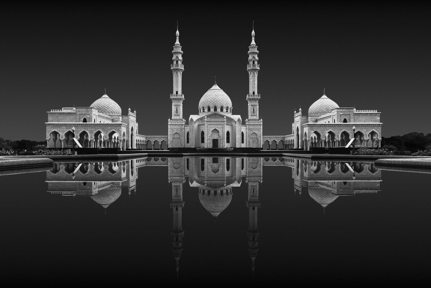 White mosque fototapet