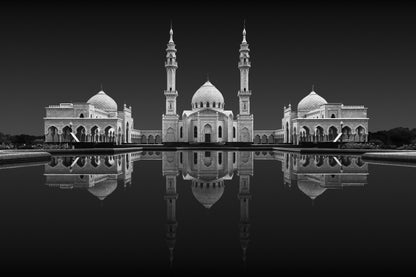 White mosque fototapet