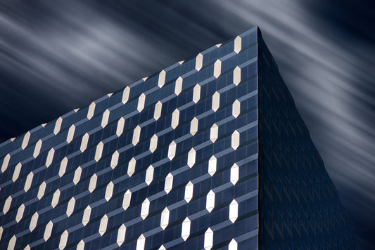 White and blue fototapet