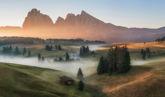 Alpe di Siusi fototapet
