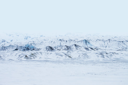 #2 Sketched by the wind: Glacier contours fototapet