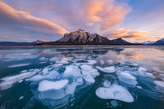 Abraham Lake Sunset fototapet