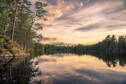 Lake tarmsjön, Sweden fototapet