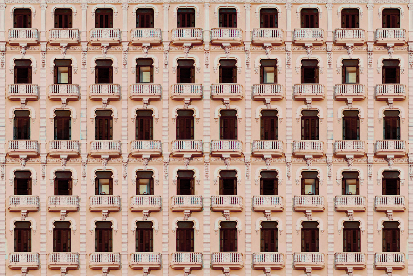 Windows and balconies fototapet
