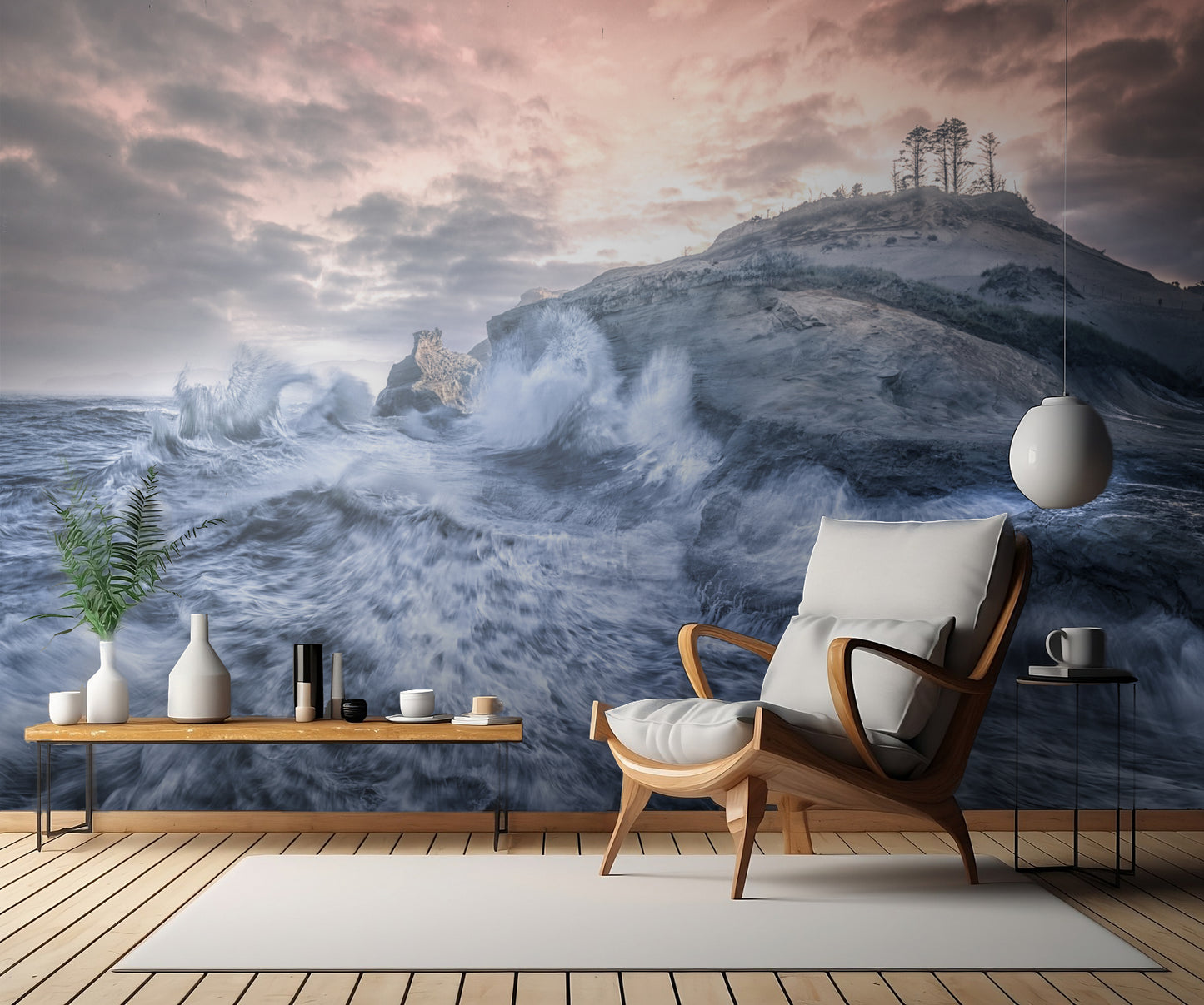 Crashing Sea Cape Kiwanda fototapet