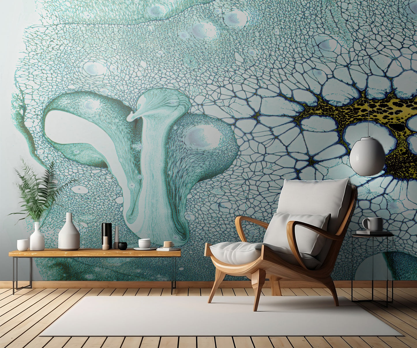 K Color (Chrome Oxide) Pigment dispersing in Croom Acrylic House Paint fototapet