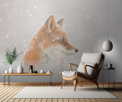 Snow is falling… fototapet