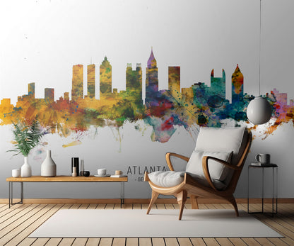 Atlanta Georgia Skyline fototapet