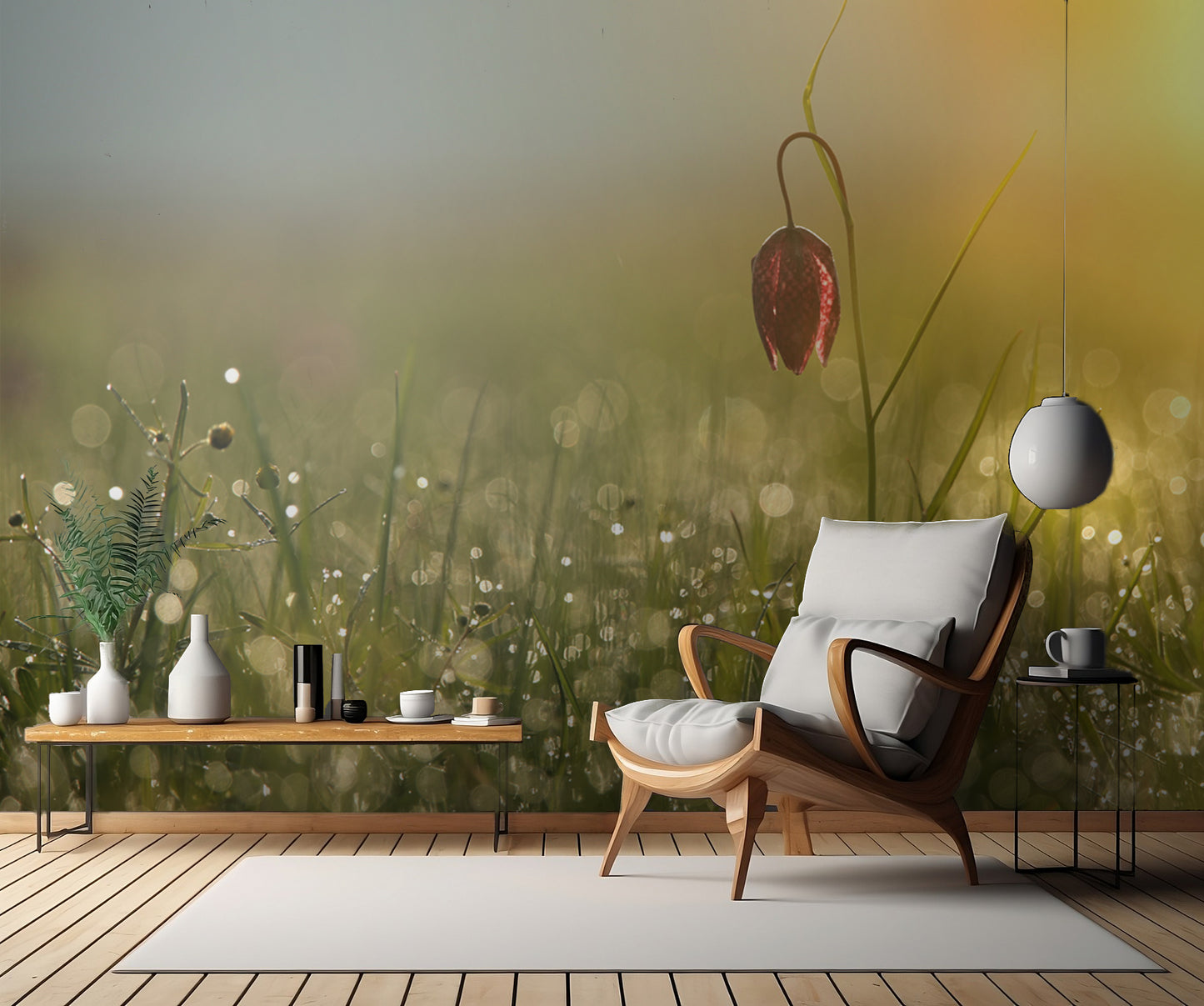 Wide tulip fototapet