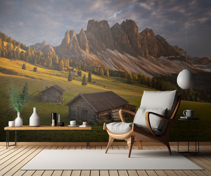 Alpine evening fototapet