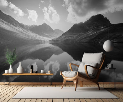 Mountain reflection fototapet