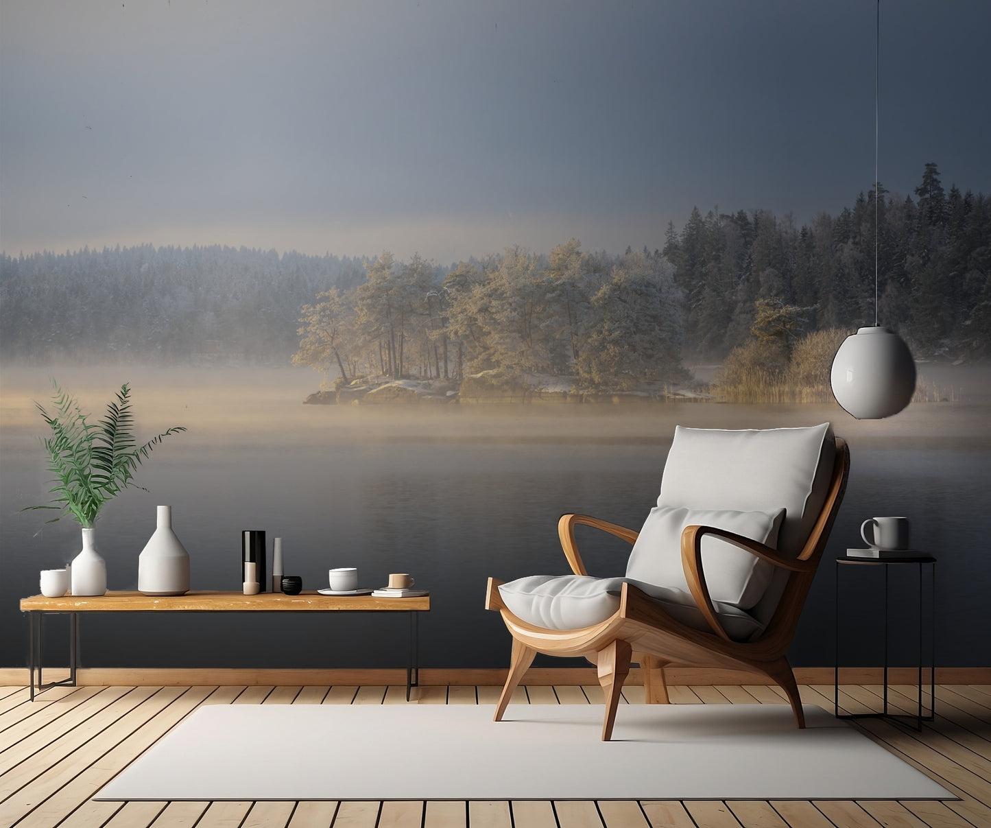 A warm place fototapet