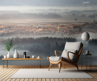 VILLAGE IN THE SUN fototapet