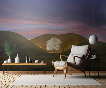 White Heroine fototapet