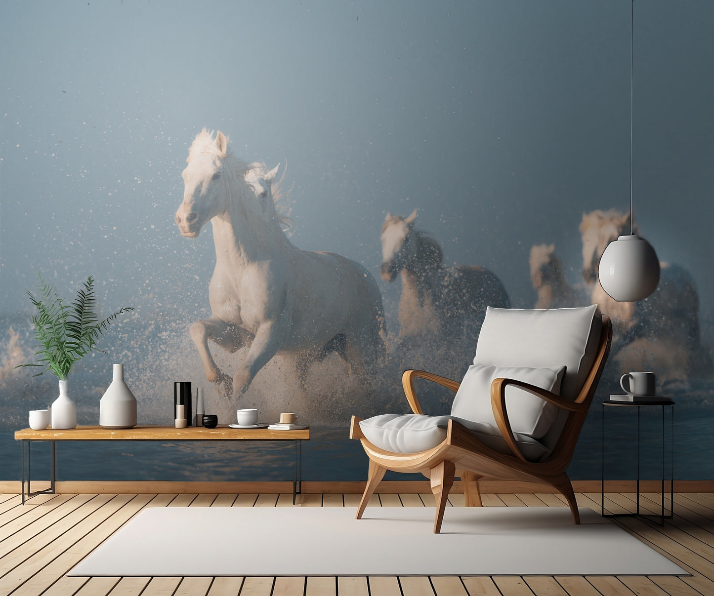 Angels of Camargue fototapet