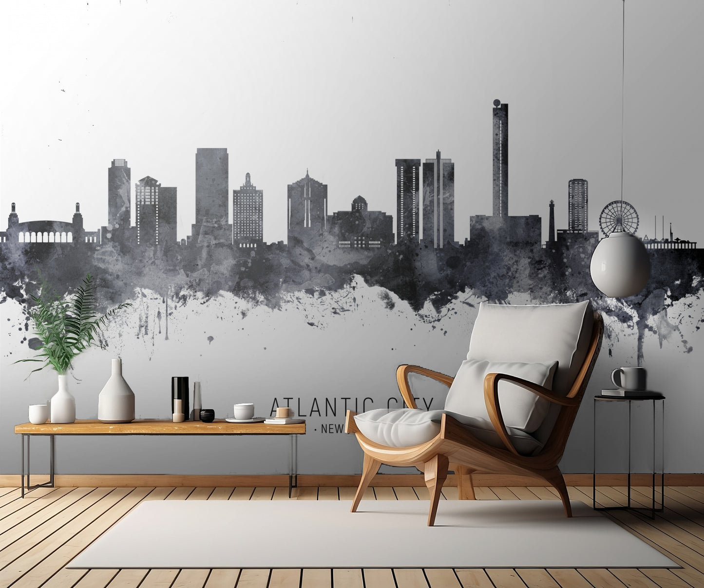 Atlantic City New Jersey Skyline fototapet