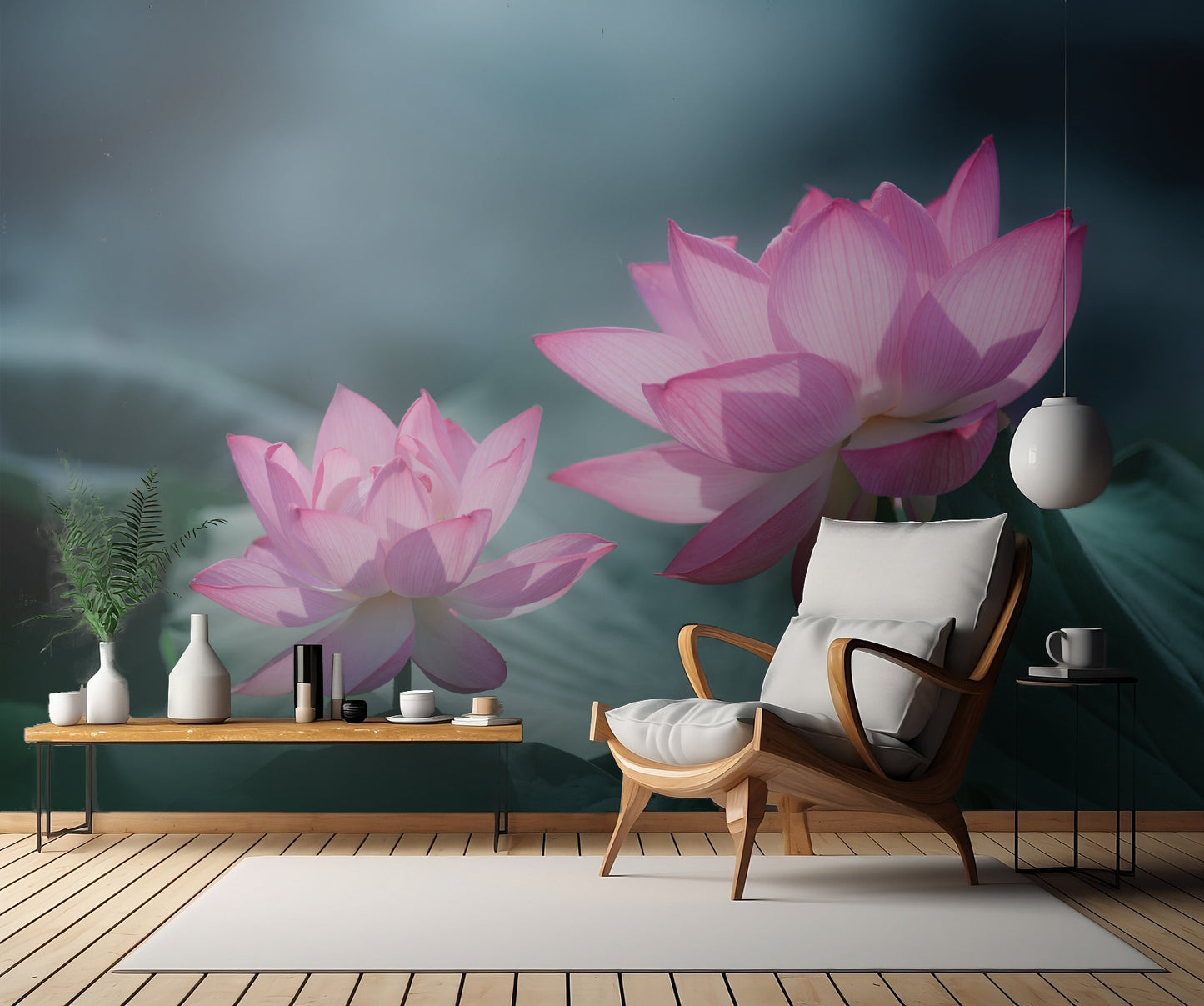 Views of different depths fototapet