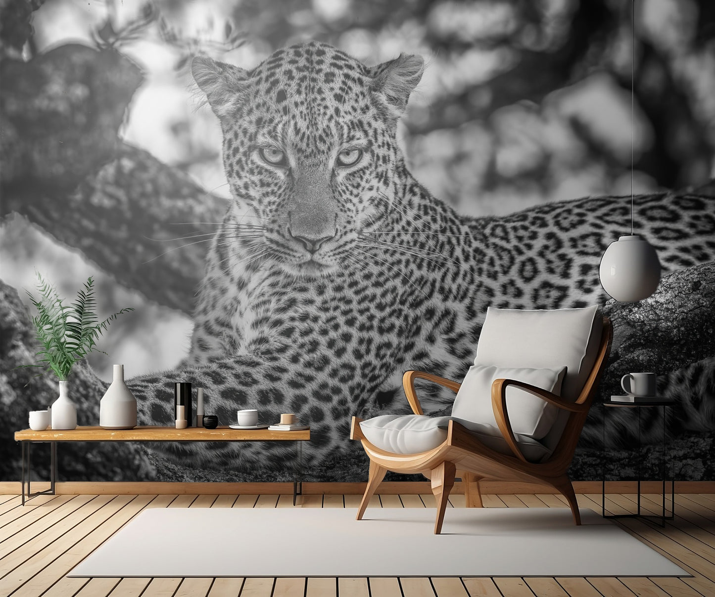 Monochrome beauty fototapet