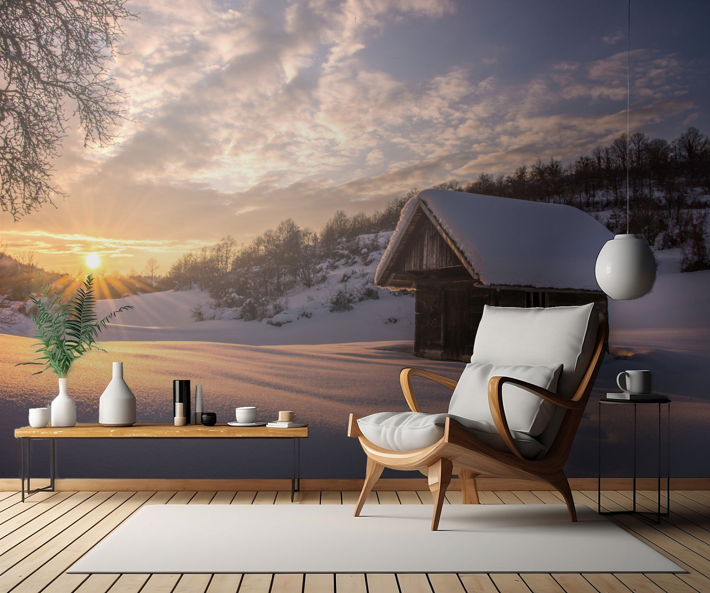 Winter fairytale fototapet