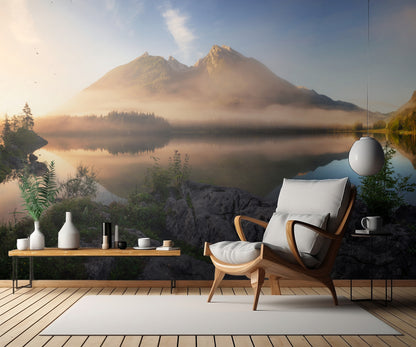 Golden Summer Morning in the Alps fototapet