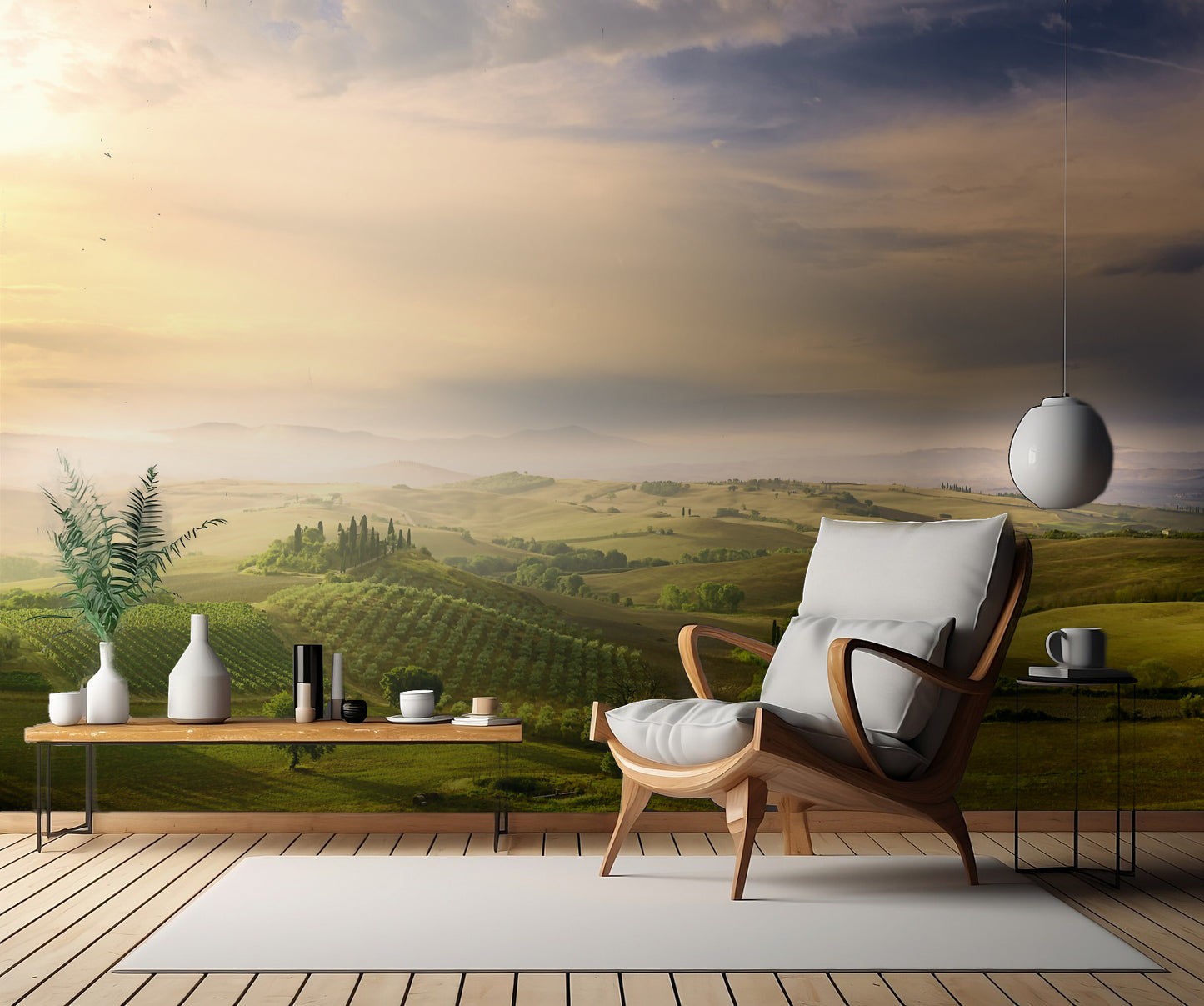 Podere Belvedere's Sunrise fototapet