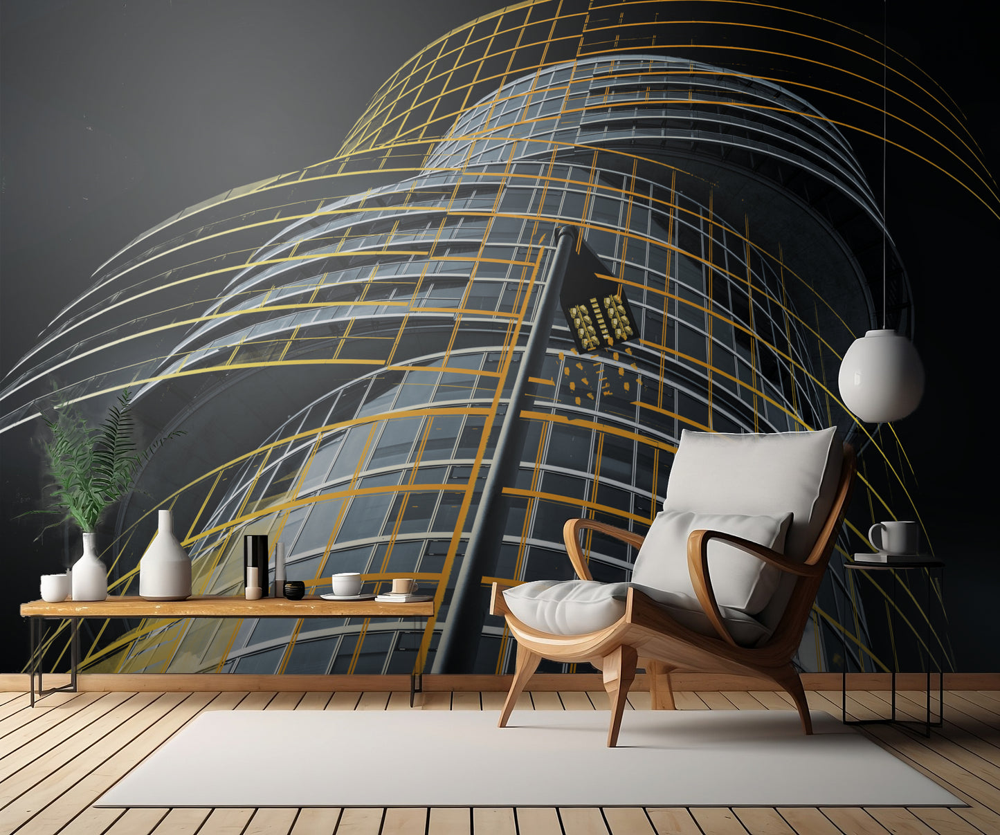 Architectural lines art fototapet